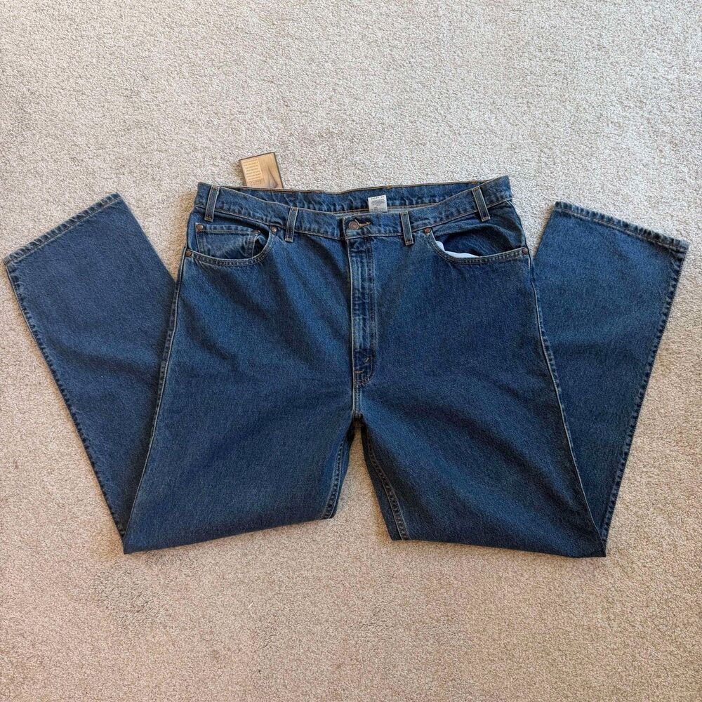 NWT Levi Strauss Signature 540 Relaxed Jeans Mens 44x32 Medium Wash Baggy Denim
